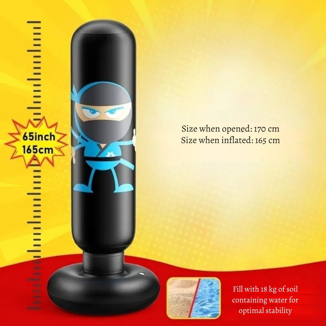 KickBuddy Inflatable Punch Bag – Turn energy into positive play