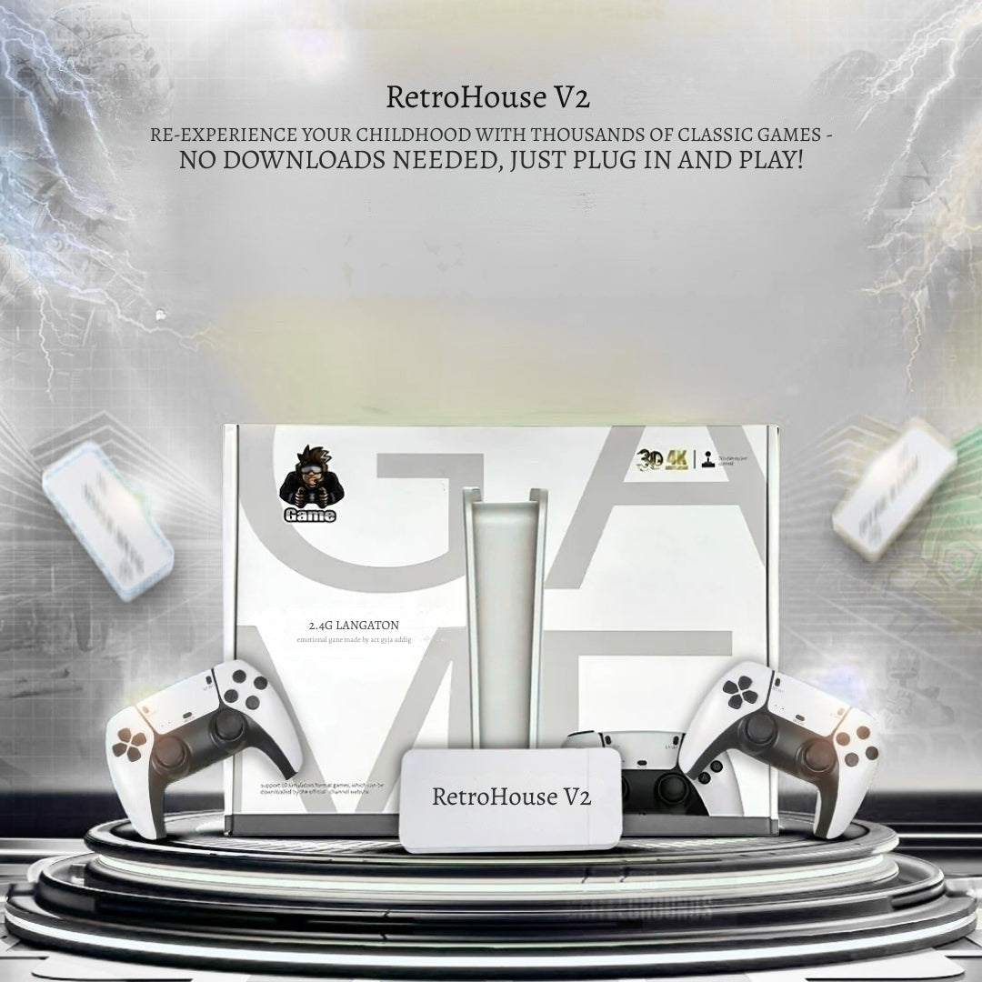 RetroHouse V2 – Plug in. Play. Enjoy. No setup required