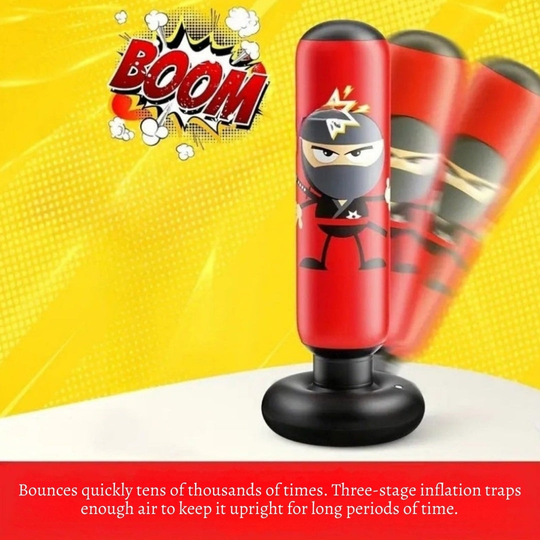 KickBuddy Inflatable Punch Bag – Turn energy into positive play