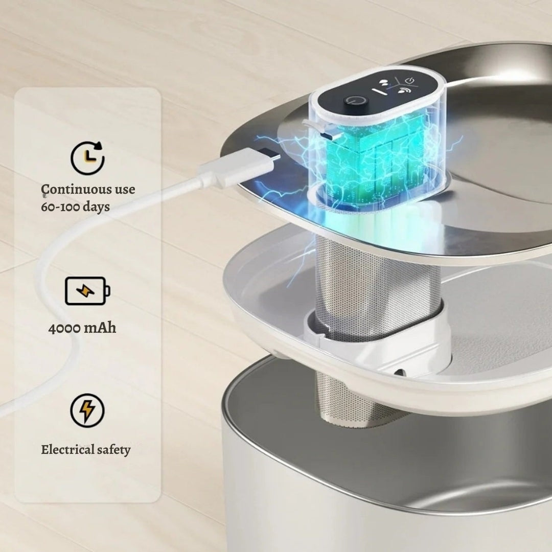PureFlow Filtered Water Fountain – Fresh, filtered water your cat actually wants to drink